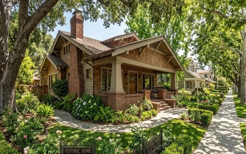 Older Aliso Viejo area housing stock with pre-1960s architecture in South Orange County CA