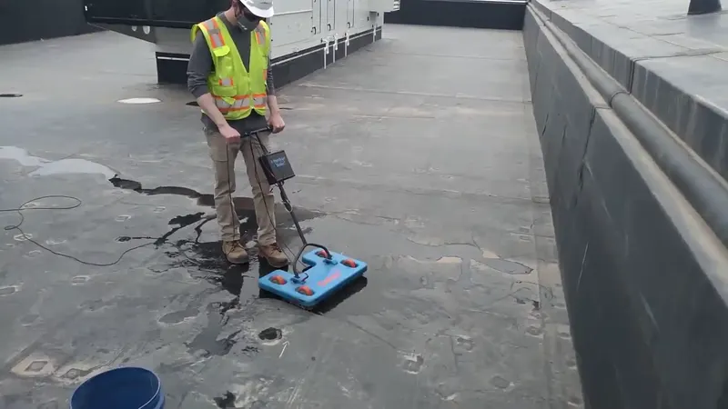 Electronic Leak Detection in Aliso Viejo, CA  -  professional leak detection technician working in Aliso Viejo, Orange County CA