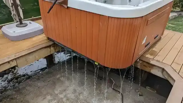 Hot Tub & Spa Leak Repair in Aliso Viejo, CA  -  professional leak detection technician working in Aliso Viejo, Orange County CA