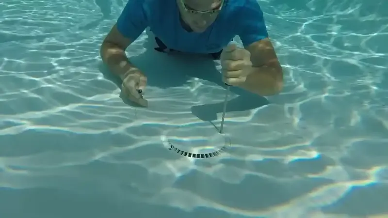 Inground Pool Leak Repair in Aliso Viejo, CA  -  professional leak detection technician working in Aliso Viejo, Orange County CA