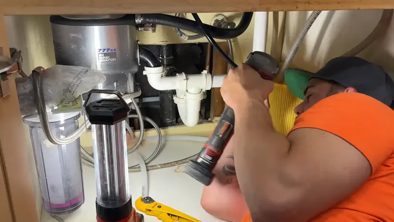 Whole-House Repipe in Aliso Viejo, CA  -  professional leak detection technician working in Aliso Viejo, Orange County CA